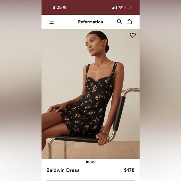 *BRAND NEW* Reformation Baldwin Dress with tags - Picture 2 of 5